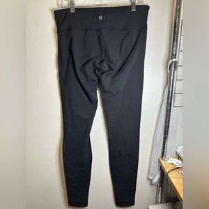 Black lululemon leggings size 10